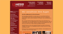Desktop Screenshot of hessundpartner.ch